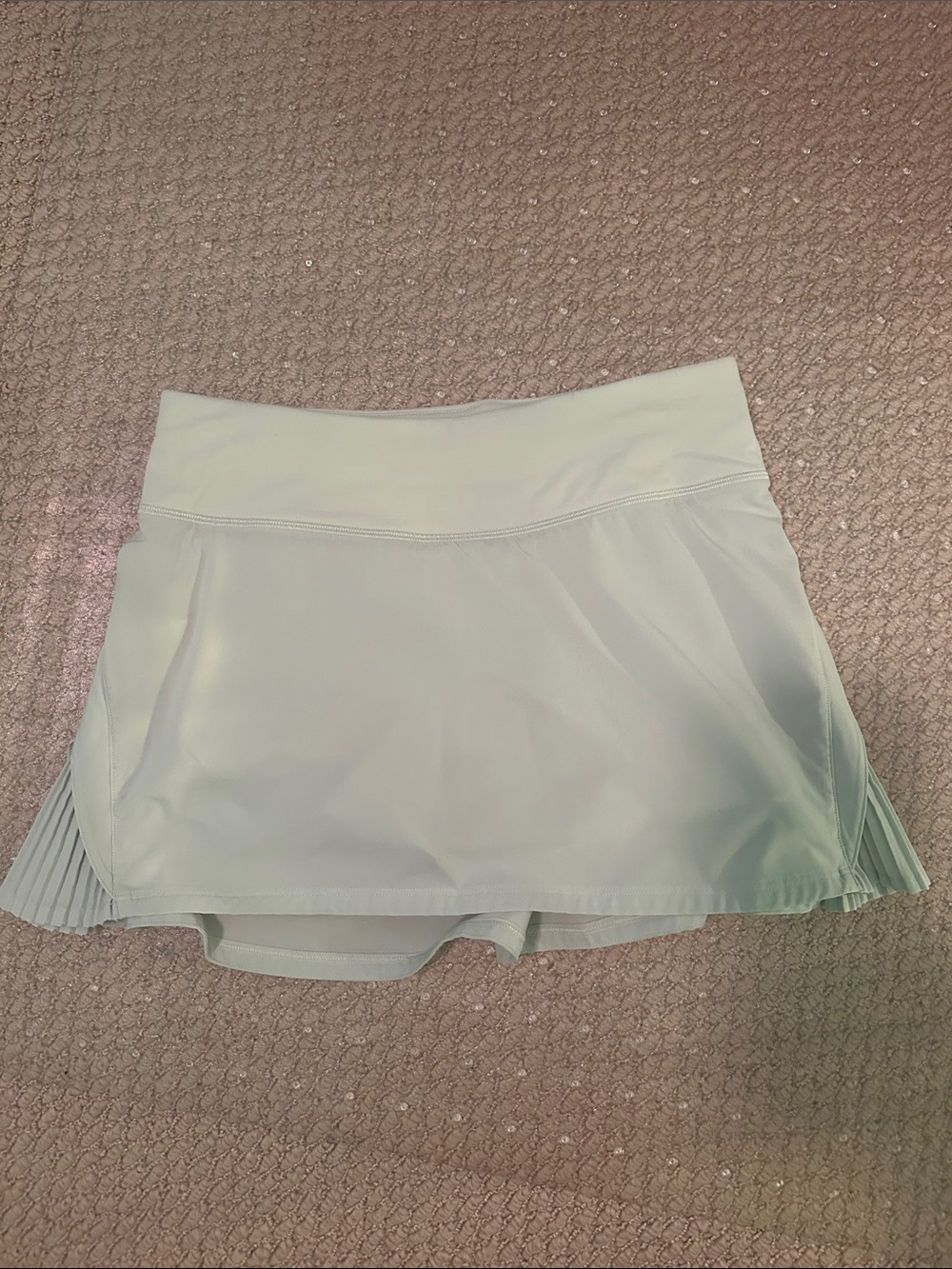 lululemon Mint Green Athletic Skort with Built-In Liner